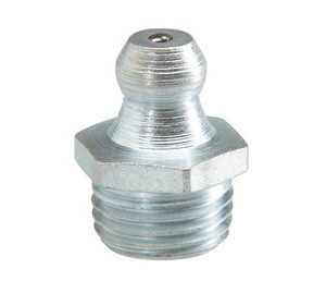 Straight Hydraulic Grease Nipples - Steel Zinc Plated-0