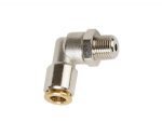 90'Degree Push In Fittings - Brass Nickel Plated-640